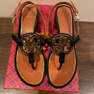 Tory Burch block Heeled Miller Sandal size 8